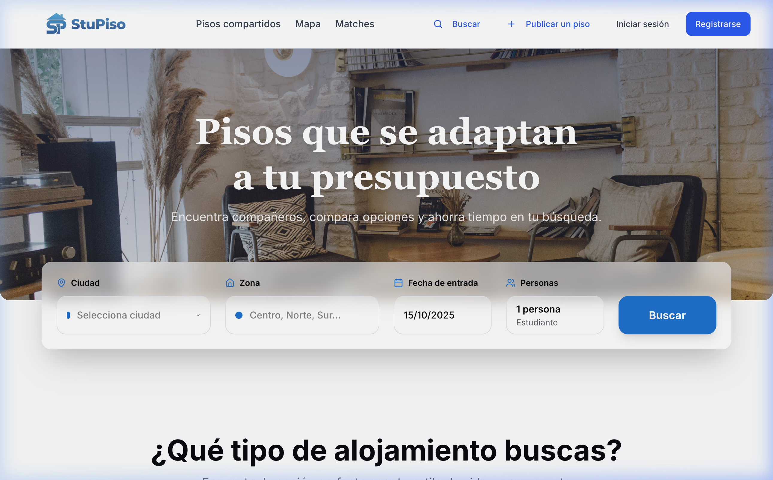 StuPiso Landing Page